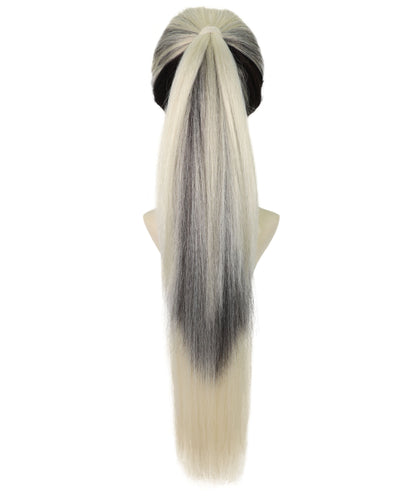 Wigs2you H-7180女性用ロングポニーテールウィッグ｜ハイブラック＆ブロンドポニーテールウィッグ｜キャップレスデザイン