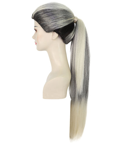 Wigs2you H-7180女性用ロングポニーテールウィッグ｜ハイブラック＆ブロンドポニーテールウィッグ｜キャップレスデザイン