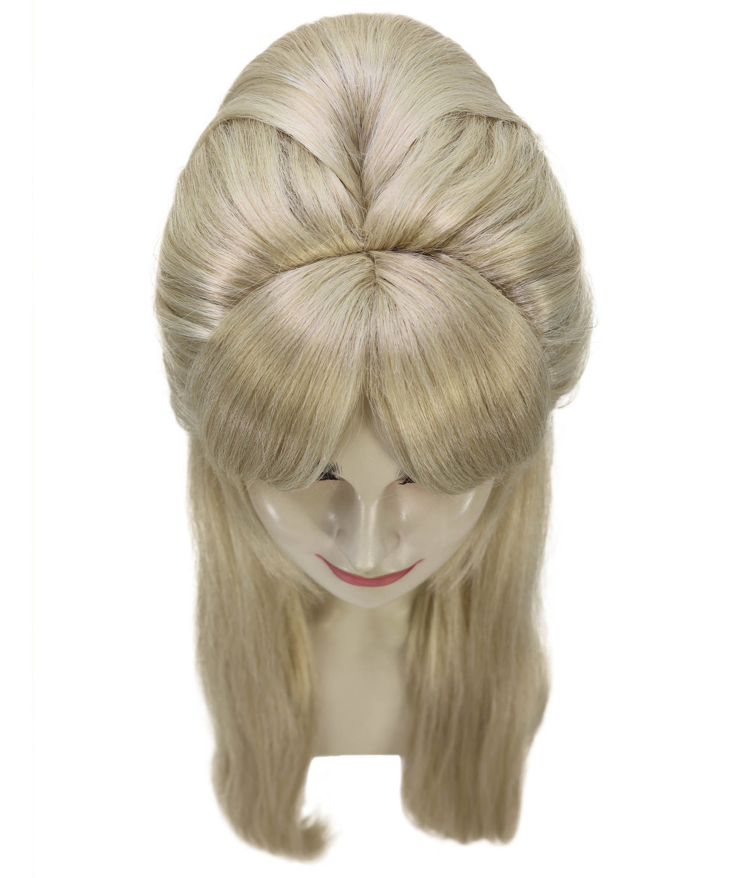 Wigs2you H-7185 女性用ドール風ブロンドロングレトロウィッグ｜ハロウィン＆コスプレウィッグ｜難燃性合成繊維