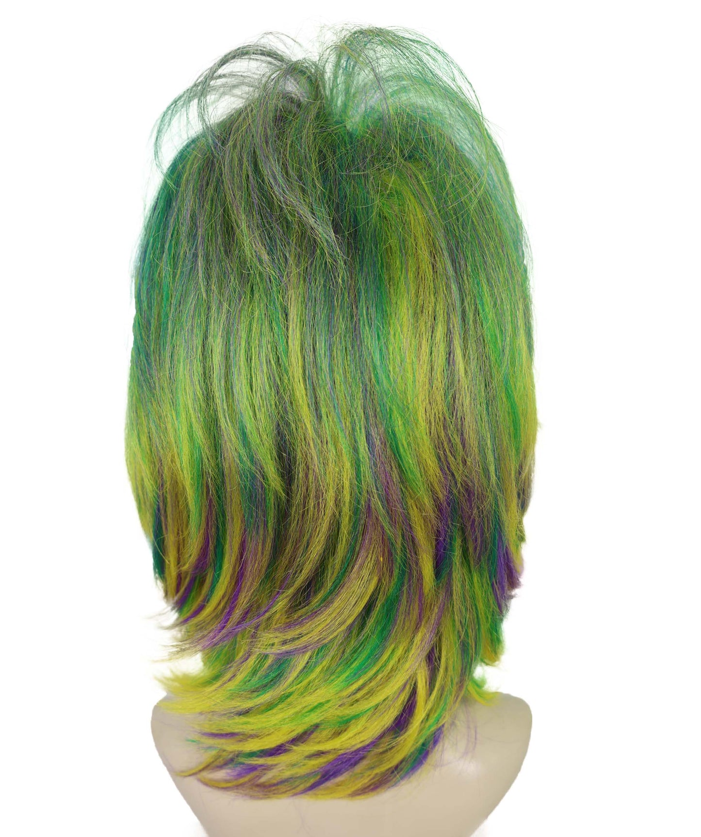 Wigs2you H-7188 女性用マルディグラ・チョッピーレイヤードウィッグ｜ファットチューズデーパーティー用ヘアピース｜パーティー、コスプレ、ステージパフォーマンス、テーマイベントに最適