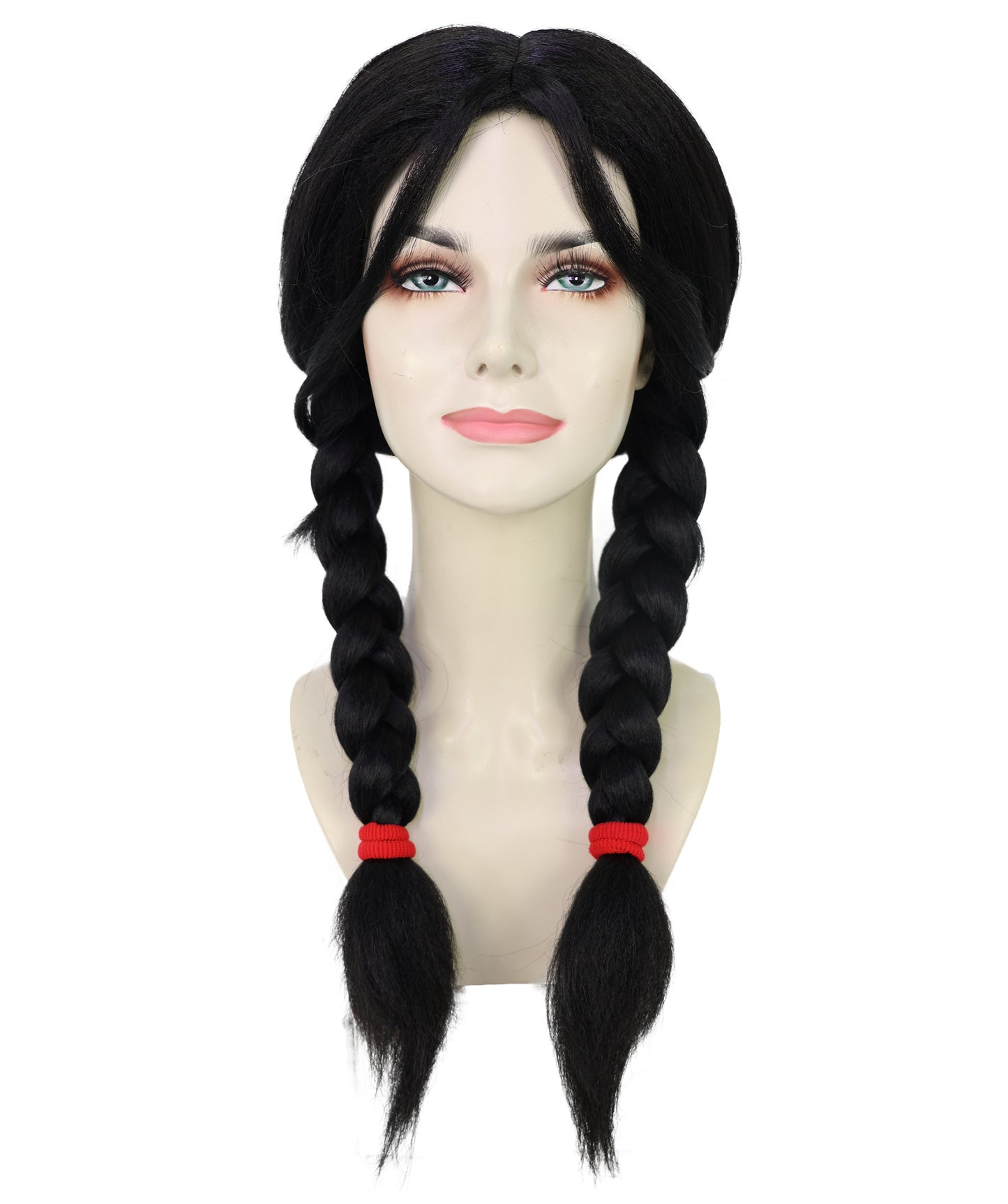 Wigs2you H-7193ファンタジー風ロング編み込み黒ウィッグ｜エレガントな大人用コスプレヘアピース｜ハロウィンロールプレイ＆テーマイベント