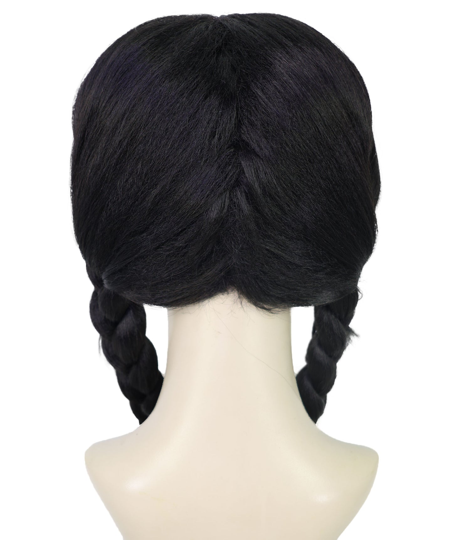 Wigs2you H-7193ファンタジー風ロング編み込み黒ウィッグ｜エレガントな大人用コスプレヘアピース｜ハロウィンロールプレイ＆テーマイベント
