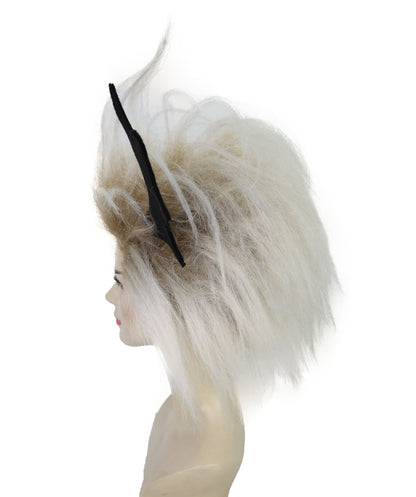 Wigs2you H-7194 女性用ブロンドスパイクウィッグ｜大胆な格闘家風ヘアスタイル｜難燃性合成繊維