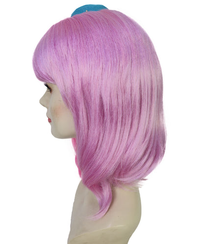 Wigs2you H-7196 女性用未来的なアニメ風ミディアムマルチウィッグ｜洗練された大人用コスプレヘアピース｜ハロウィン、ロールプレイ、テーマイベント