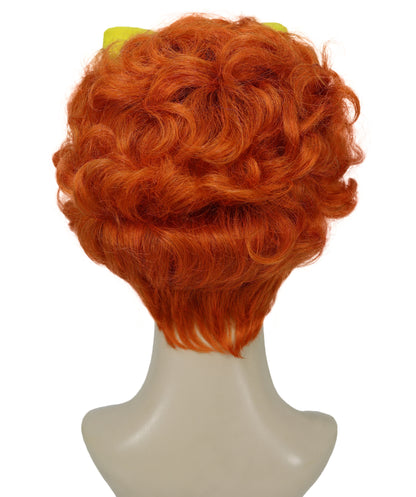 Wigs2you H-7204 女性用レトロ先史時代風マルチカラーウィッグ（骨のヘアアクセサリー付き）｜ヴィンテージ80年代スタイル｜ハロウィン、舞台パフォーマンス