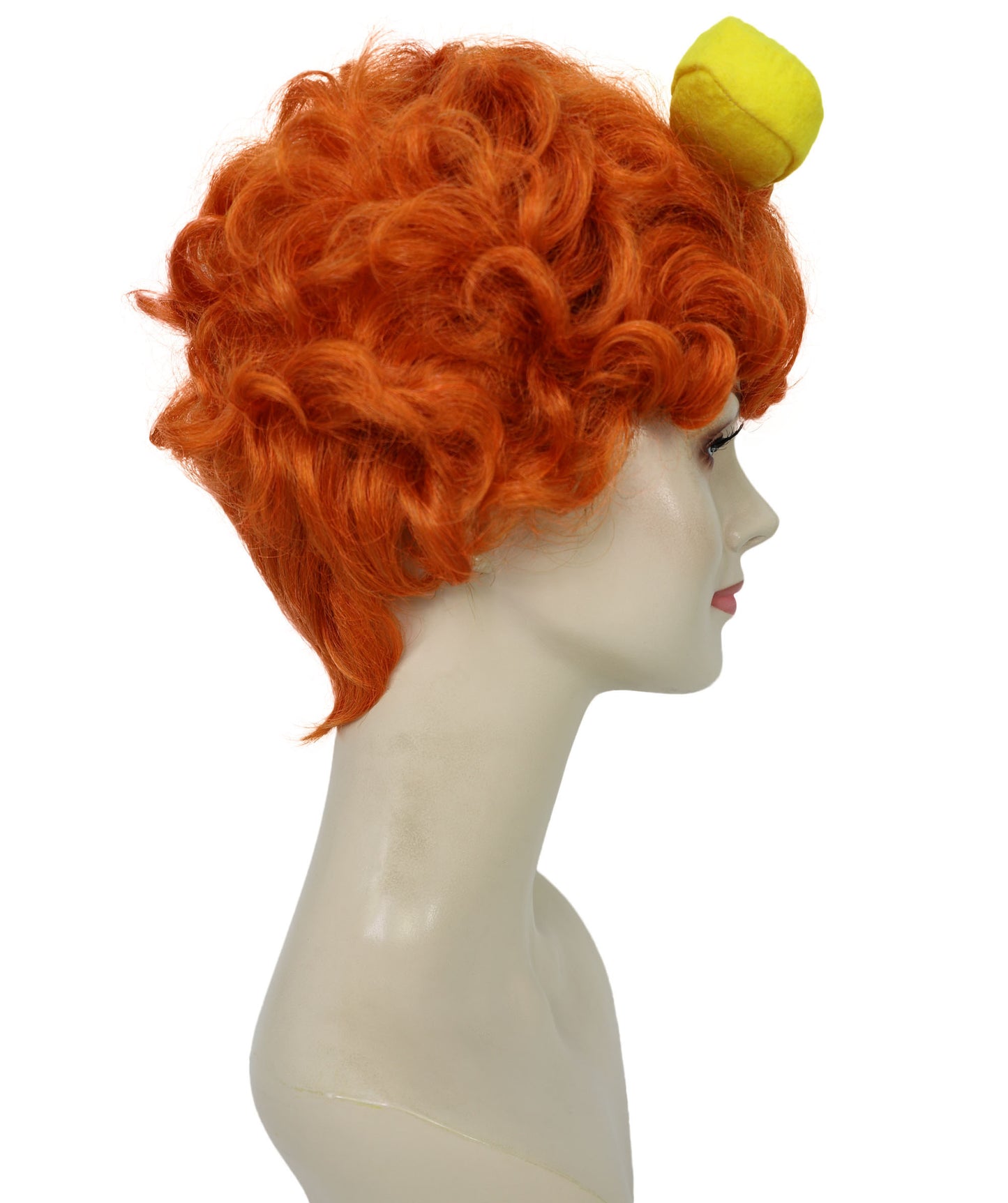 Wigs2you H-7204 女性用レトロ先史時代風マルチカラーウィッグ（骨のヘアアクセサリー付き）｜ヴィンテージ80年代スタイル｜ハロウィン、舞台パフォーマンス