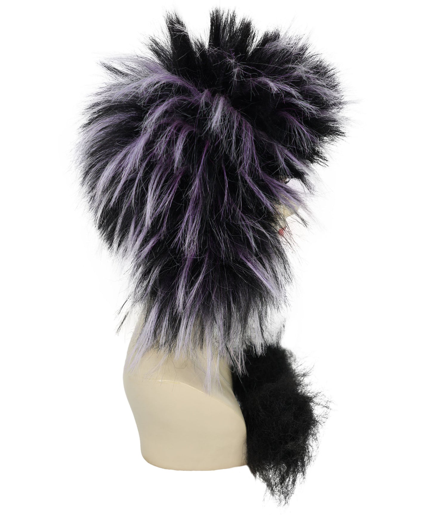 Wigs2you H-7207 レディース天然ファー冬用帽子｜柔らかなファーのトリムと耳を覆うニットの暖かいビーニー｜寒い季節、スキー、雪、旅行に最適な快適なアウトドアキャップ