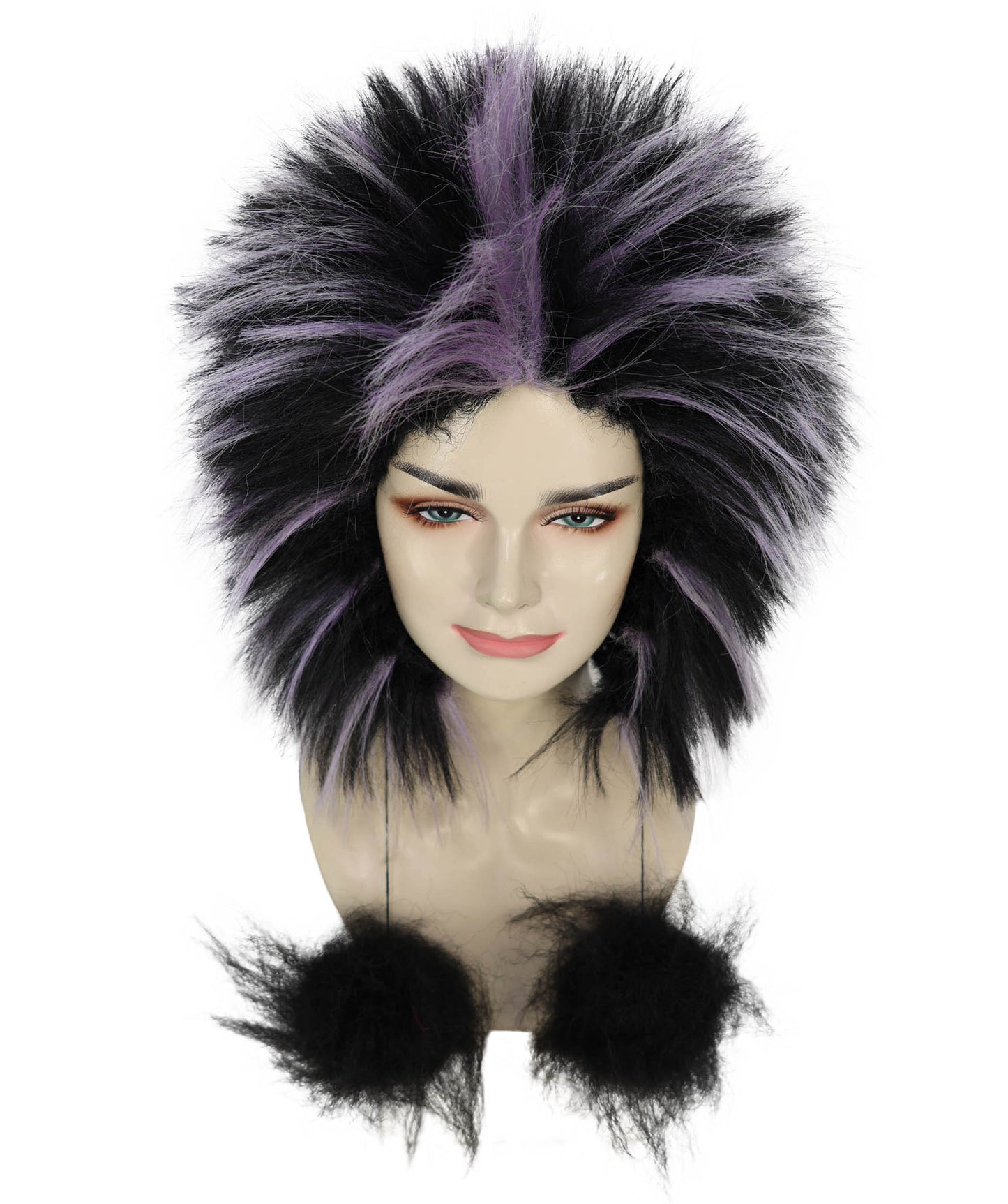 Wigs2you H-7207 レディース天然ファー冬用帽子｜柔らかなファーのトリムと耳を覆うニットの暖かいビーニー｜寒い季節、スキー、雪、旅行に最適な快適なアウトドアキャップ