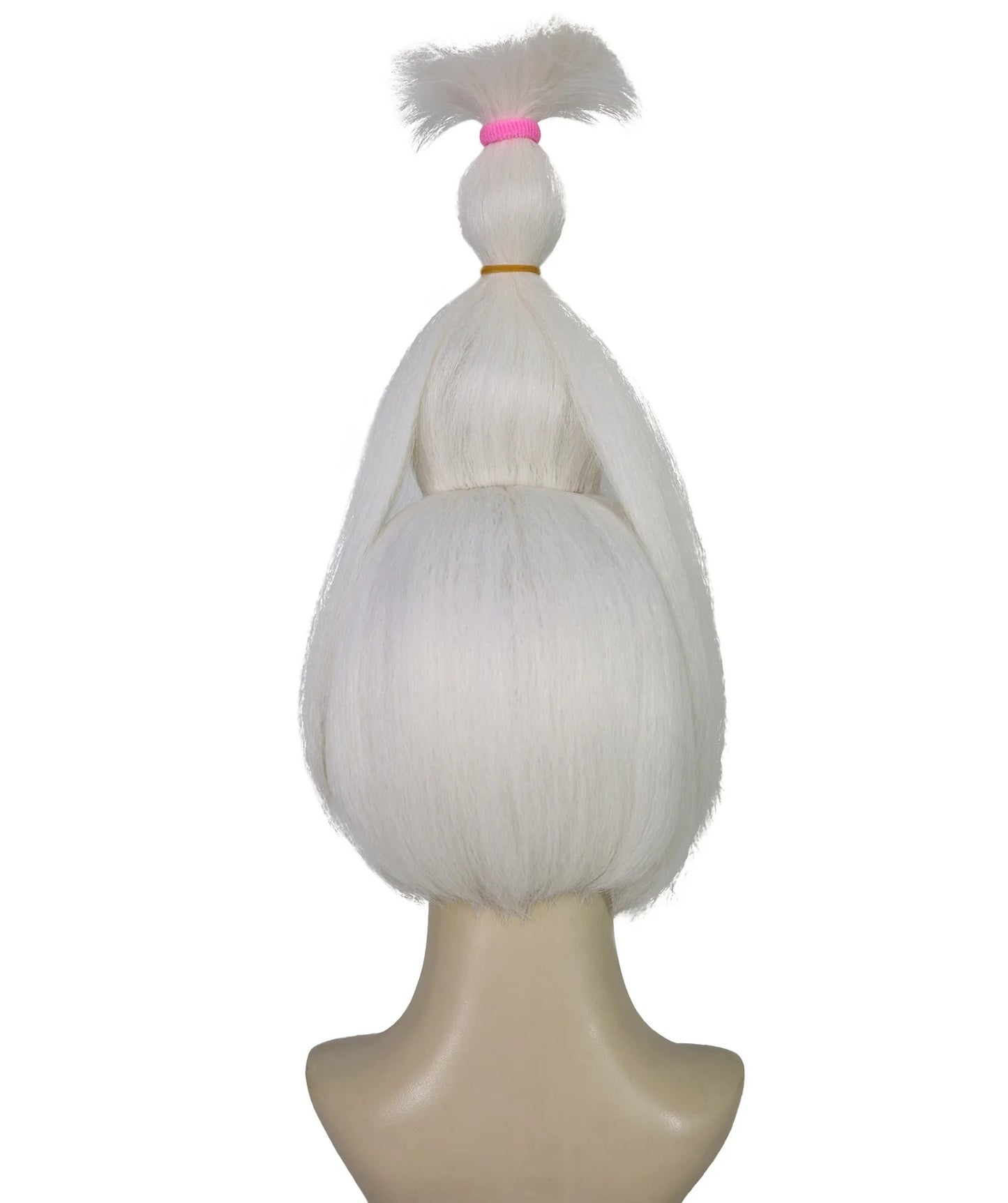 Wigs2you H-7211大人女性用シルバーグレーウィッグ（前髪付き）｜風ヘアピース｜ハロウィン、ステージパフォーマンス、パーティーに最適