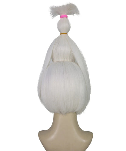 Wigs2you H-7211大人女性用シルバーグレーウィッグ（前髪付き）｜風ヘアピース｜ハロウィン、ステージパフォーマンス、パーティーに最適