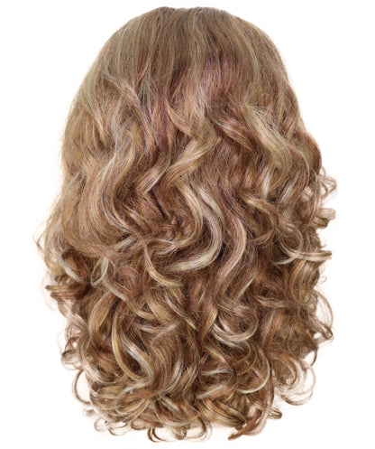 Wigs2you H-7217 女性用ドラァグクイーン風ロングボリュームマルチカラーウィッグ（フロントブレイド付き）｜ドラァグクイーン＆パフォーマンス用ウィッグ｜通気性のあるキャップレスキャップ