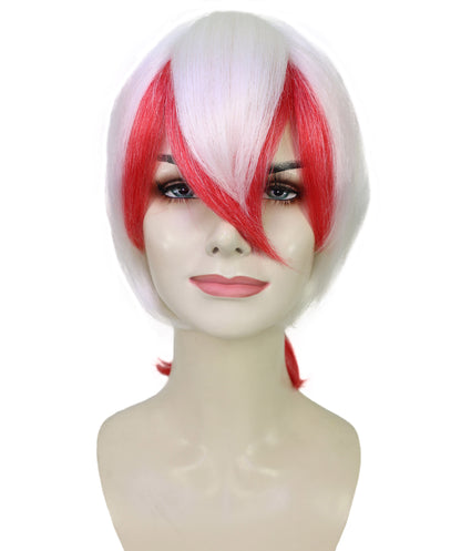 Wigs2you H-7236『鬼灯の冷徹』金魚草ウィッグ（女性用）― サイドにヒレの意匠を施したオレンジのショートヘア、アニメ用難燃性合成繊維使用
