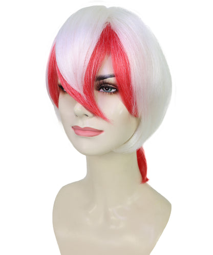 Wigs2you H-7236『鬼灯の冷徹』金魚草ウィッグ（女性用）― サイドにヒレの意匠を施したオレンジのショートヘア、アニメ用難燃性合成繊維使用