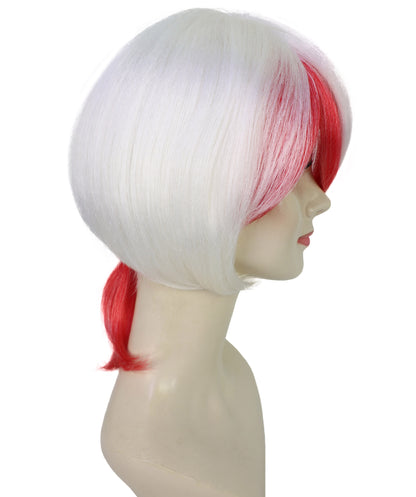 Wigs2you H-7236『鬼灯の冷徹』金魚草ウィッグ（女性用）― サイドにヒレの意匠を施したオレンジのショートヘア、アニメ用難燃性合成繊維使用