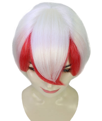 Wigs2you H-7236『鬼灯の冷徹』金魚草ウィッグ（女性用）― サイドにヒレの意匠を施したオレンジのショートヘア、アニメ用難燃性合成繊維使用