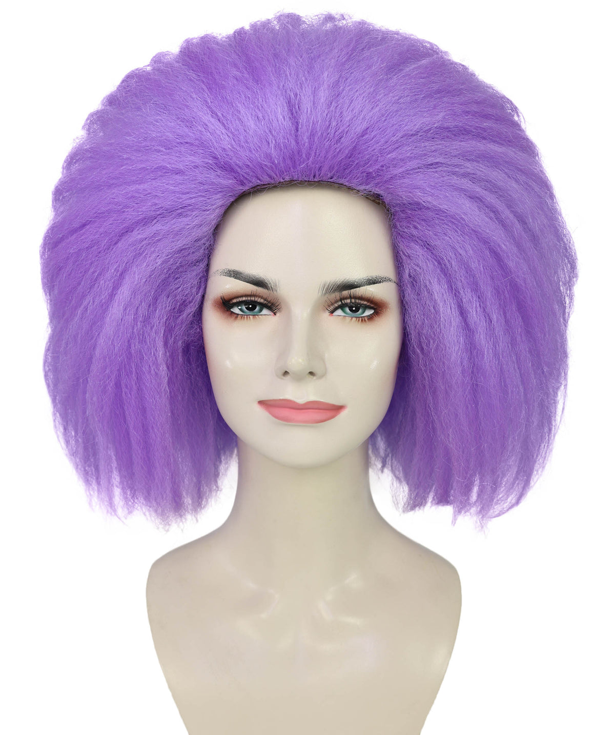 Wigs2you H-7241 女性用ポップスター・ウィッグ – 紫色のロングストレート（前髪あり・人工毛） | ハロウィン、ステージ、パーティーに最適なアイコニックなコスチューム用ウィッグ