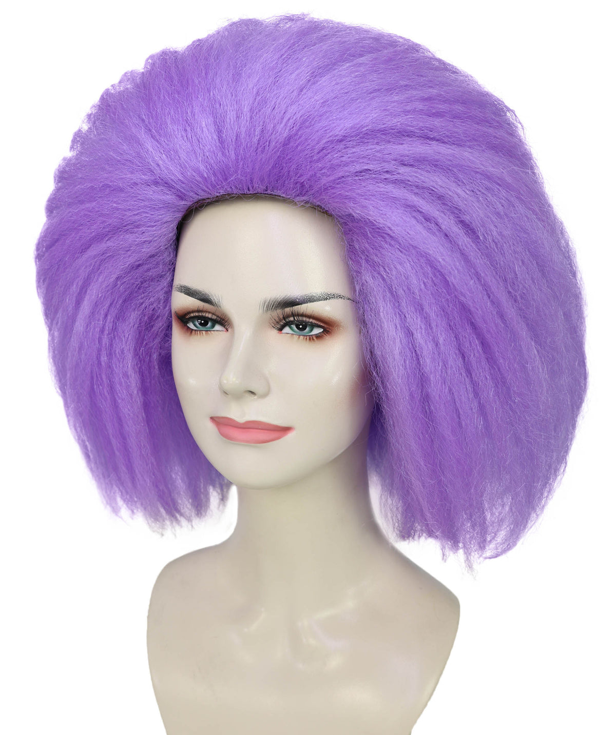 Wigs2you H-7241 女性用ポップスター・ウィッグ – 紫色のロングストレート（前髪あり・人工毛） | ハロウィン、ステージ、パーティーに最適なアイコニックなコスチューム用ウィッグ