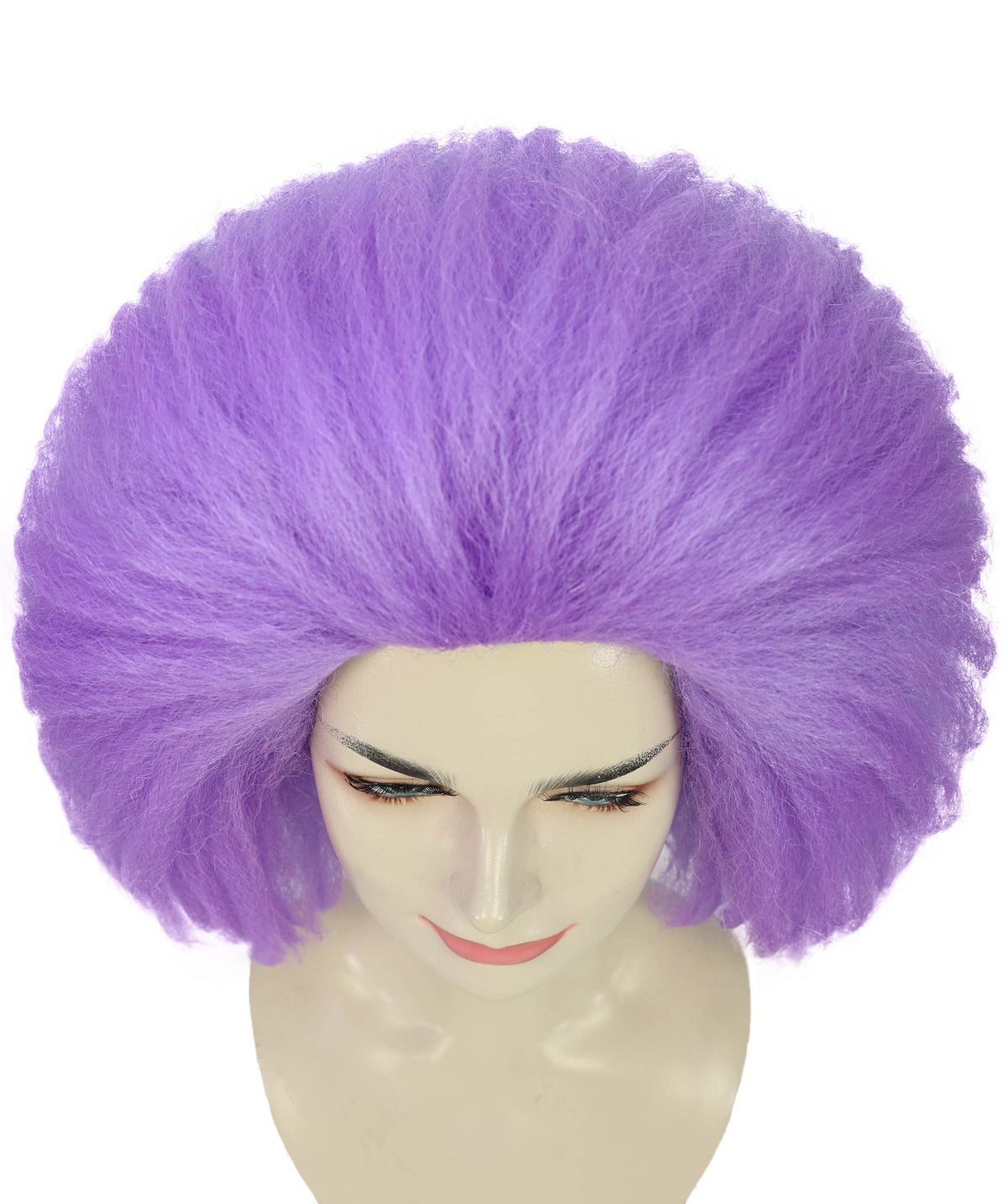 Wigs2you H-7241 女性用ポップスター・ウィッグ – 紫色のロングストレート（前髪あり・人工毛） | ハロウィン、ステージ、パーティーに最適なアイコニックなコスチューム用ウィッグ