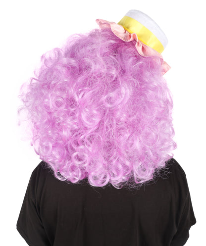 Wigs2you H-7242 キャンディをイメージした女性用カーリーパープルウィッグ | ハロウィン、コスプレ、テーマパーティーに最適なボリューム感のあるコスチューム用ヘアピース | キャップレス仕様