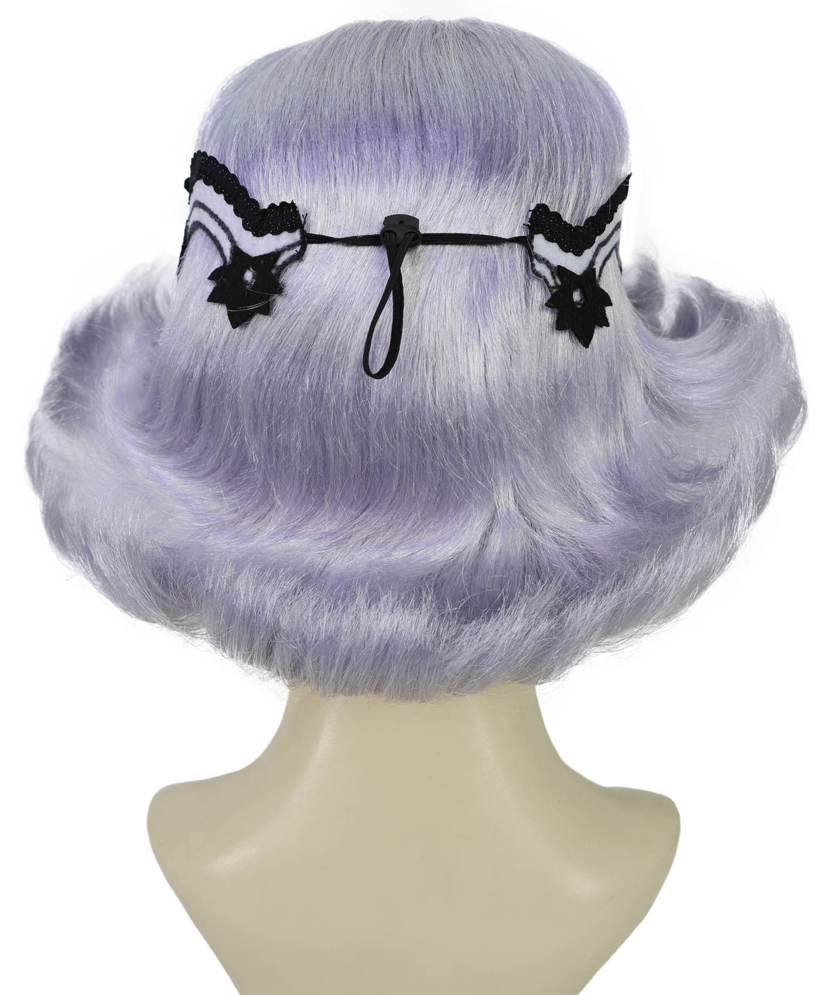 Wigs2you H-7243 女性用 1920年代フラッパーウィッグ（羽根付きヘッドバンド付属）| ギャツビー、スピークイージー、1920年代パーティー向けショートボブ・コスチューム用ウィッグ