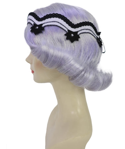 Wigs2you H-7243 女性用 1920年代フラッパーウィッグ（羽根付きヘッドバンド付属）| ギャツビー、スピークイージー、1920年代パーティー向けショートボブ・コスチューム用ウィッグ