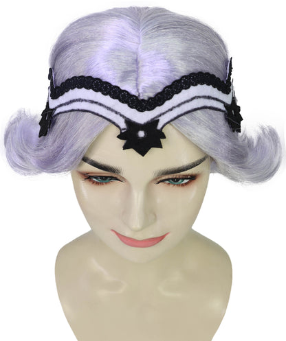 Wigs2you H-7243 女性用 1920年代フラッパーウィッグ（羽根付きヘッドバンド付属）| ギャツビー、スピークイージー、1920年代パーティー向けショートボブ・コスチューム用ウィッグ