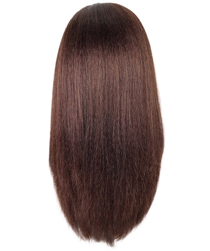 Wigs2you H-7246 女性用ブラウンロングウェーブウィッグ｜ファッションドール風ヘアスタイル（ドレスアップ＆パーティー用）｜通気性の良いキャップレスキャップ