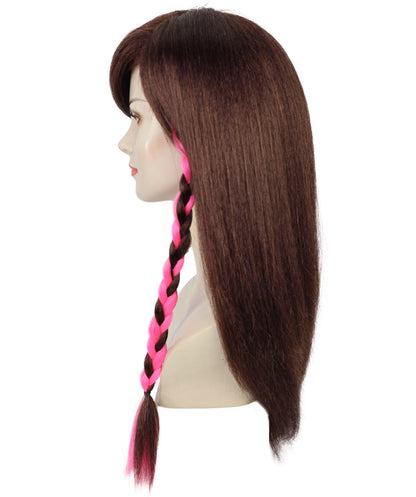 Wigs2you H-7246 女性用ブラウンロングウェーブウィッグ｜ファッションドール風ヘアスタイル（ドレスアップ＆パーティー用）｜通気性の良いキャップレスキャップ