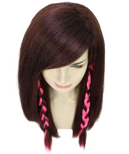 Wigs2you H-7246 女性用ブラウンロングウェーブウィッグ｜ファッションドール風ヘアスタイル（ドレスアップ＆パーティー用）｜通気性の良いキャップレスキャップ
