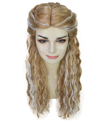 Wigs2you H-7250 大人用『プリンセス・ブライド・ストーリー』バターカップのウィッグ | 仮装用ホワイト＆ブロンド・ミックスのロングウィッグ