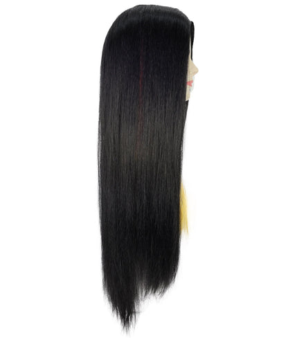 Wigs2you H-7252 大人用ユニセックス ロングストレートウィッグ（多色展開） | ハロウィン仮装用インパクト抜群のヘアスタイル | 通気性に優れたキャップレス仕様