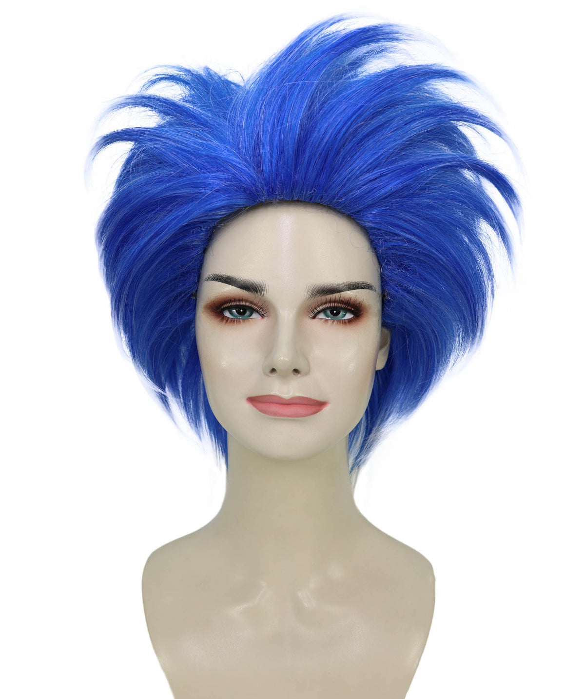 Wigs2you H-7256 パーティー＆ハロウィン用 ユニセックス・ブルー・クレイジーウィッグ | 大人・ティーン向け ファンキーな人工毛ウィッグ