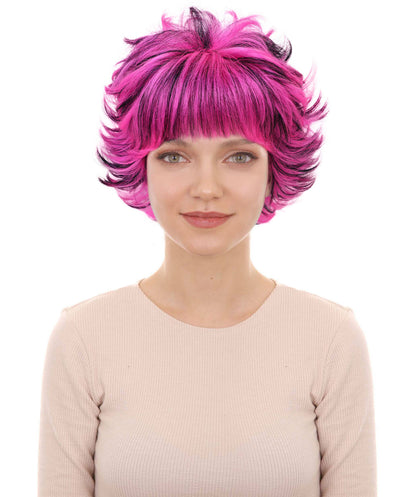Wigs2you H-7257 大人女性向けレイヤーショートウィッグ | スタイリッシュなヘアスタイル | 通気性の良いキャップレス仕様