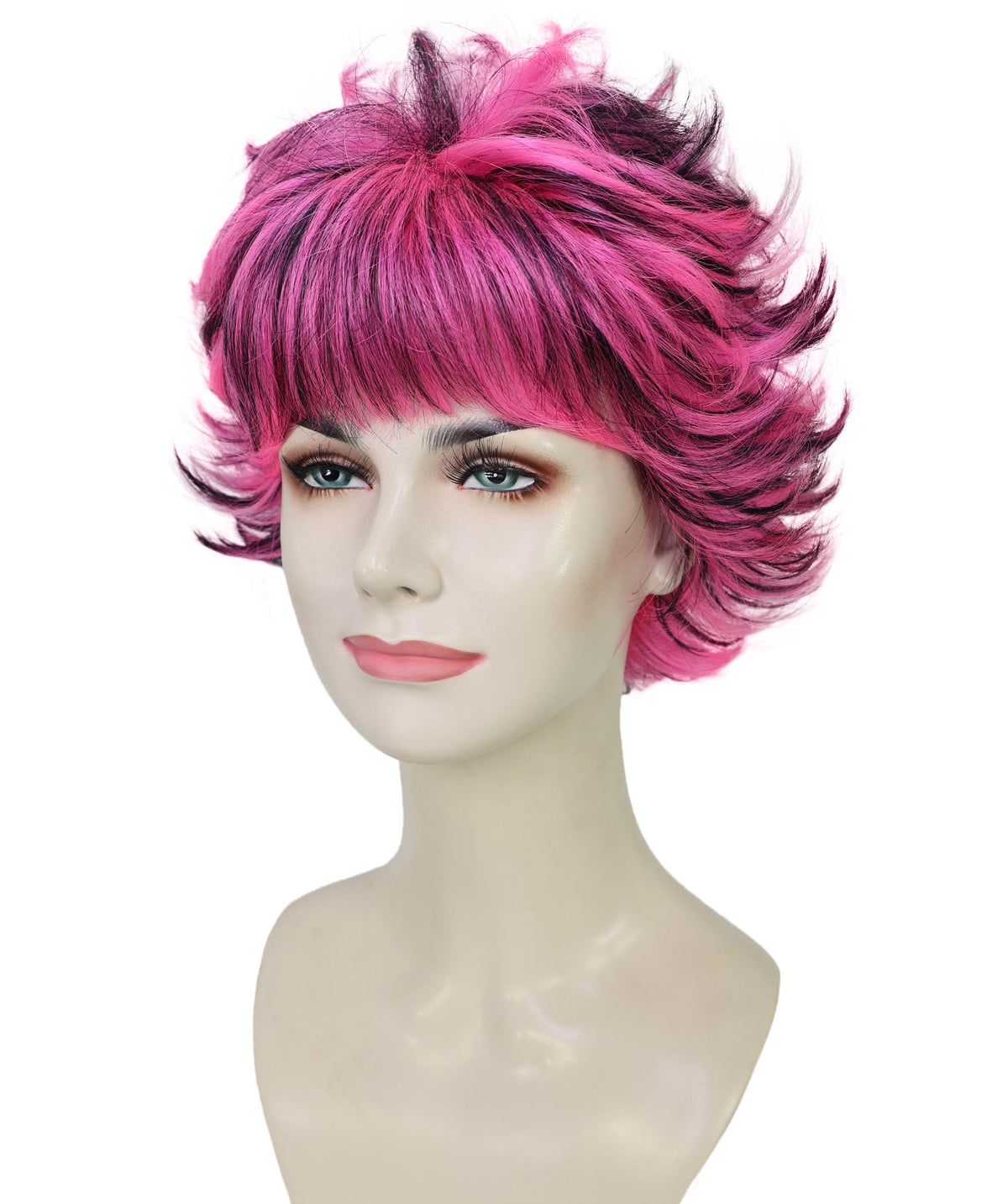 Wigs2you H-7257 大人女性向けレイヤーショートウィッグ | スタイリッシュなヘアスタイル | 通気性の良いキャップレス仕様