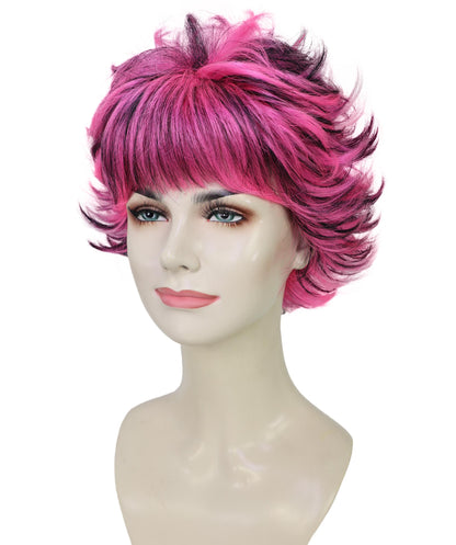 Wigs2you H-7257 大人女性向けレイヤーショートウィッグ | スタイリッシュなヘアスタイル | 通気性の良いキャップレス仕様