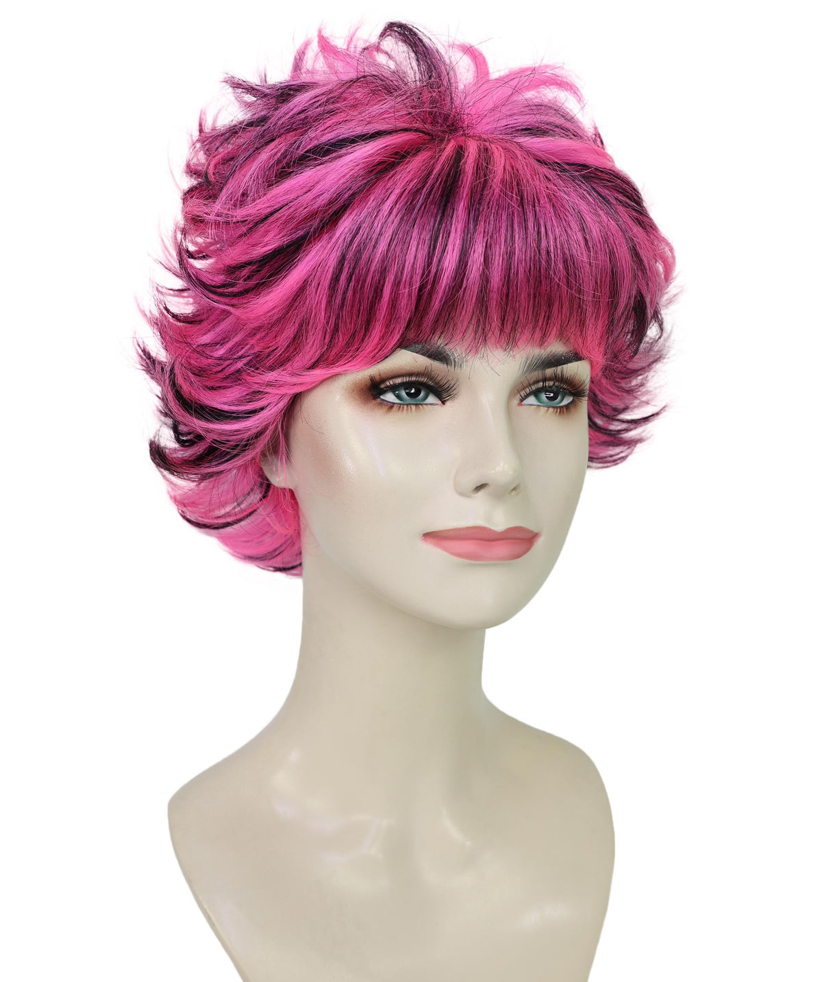 Wigs2you H-7257 大人女性向けレイヤーショートウィッグ | スタイリッシュなヘアスタイル | 通気性の良いキャップレス仕様