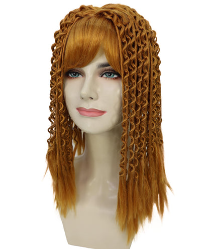 Wigs2you H-7259 大人用女性向けロング・クレープ・カーリーウィッグ | テーマパーティーやハロウィンの仮装に映えるボリューム感のあるカーリーヘア