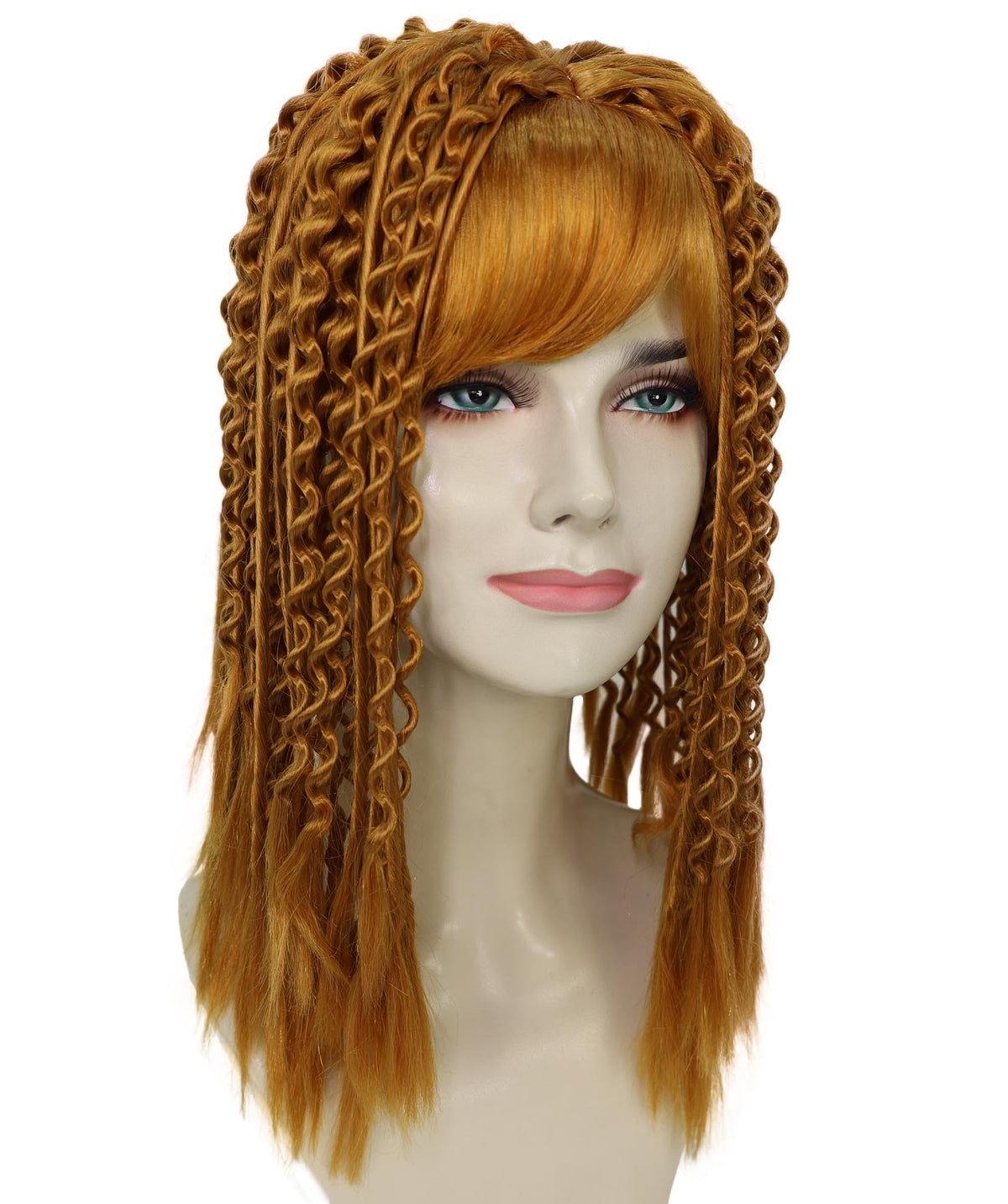 Wigs2you H-7259 大人用女性向けロング・クレープ・カーリーウィッグ | テーマパーティーやハロウィンの仮装に映えるボリューム感のあるカーリーヘア
