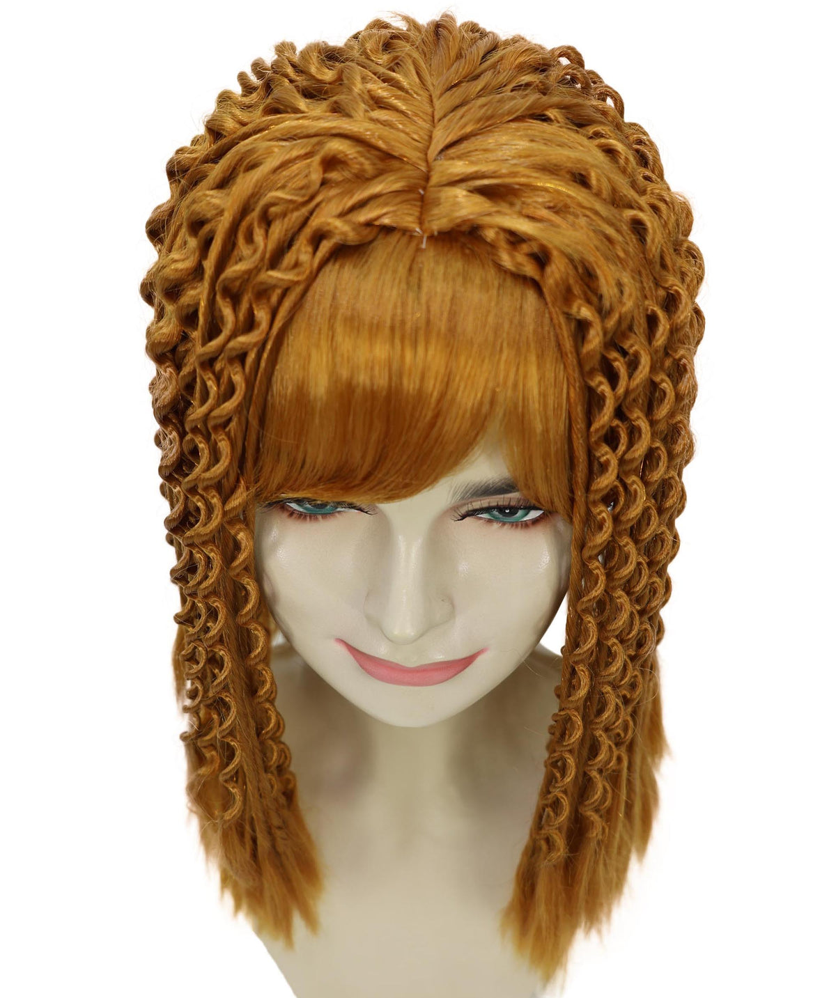 Wigs2you H-7259 大人用女性向けロング・クレープ・カーリーウィッグ | テーマパーティーやハロウィンの仮装に映えるボリューム感のあるカーリーヘア