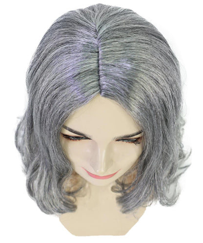 Wigs2you H-7260 大人用女性向け ゾンビ・クイーン／クリーチャー用 モノトーン・ミックスウィッグ | ダークなホラーテイストのロング・ダメージヘア | ハロウィン、コスプレ、パーティー、舞台用ウィッグ