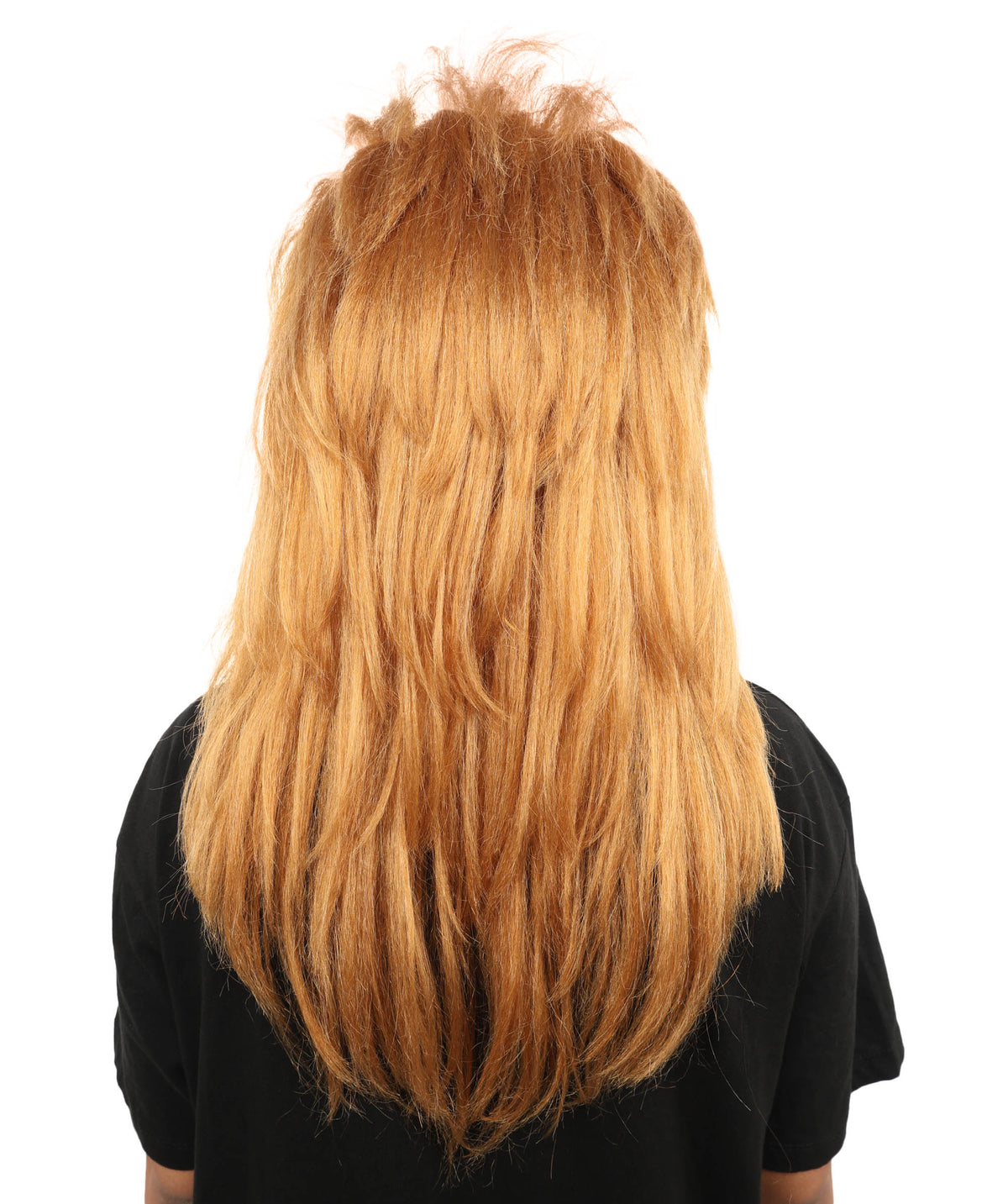 Wigs2you H-7261 大人用ロング・ブラウン・シャグウィッグ | 80年代風レイヤードスタイル＆キャップレス仕様 | ハロウィン、ディスコ、ポップスターの仮装に最適