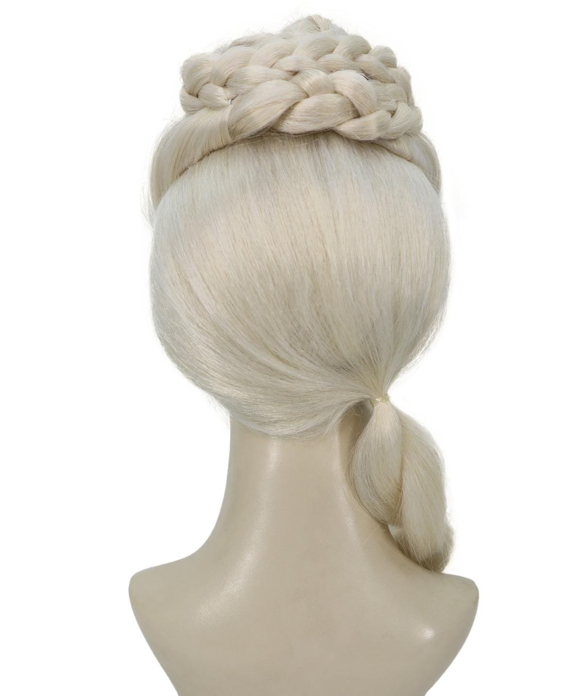 Wigs2you H-7263 大人用ブロンド・ドラゴンクイーン・ウィッグ | ハロウィンパーティー向けロング三つ編みファンタジー・プリンセス・ヘア