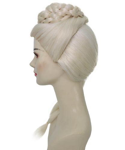Wigs2you H-7263 大人用ブロンド・ドラゴンクイーン・ウィッグ | ハロウィンパーティー向けロング三つ編みファンタジー・プリンセス・ヘア