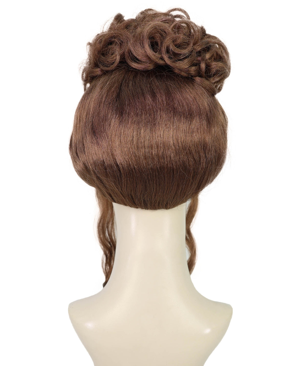 Wigs2you H-7268 レディース ブラウン ウィッグ 23インチ ロング ゴールドリーフ ヘッドピース付き 女神風 フルウィッグ コスプレ ハロウィン 仮装 イベント
