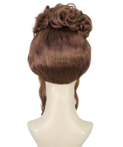 Wigs2you H-7268 レディース ブラウン ウィッグ 23インチ ロング ゴールドリーフ ヘッドピース付き 女神風 フルウィッグ コスプレ ハロウィン 仮装 イベント