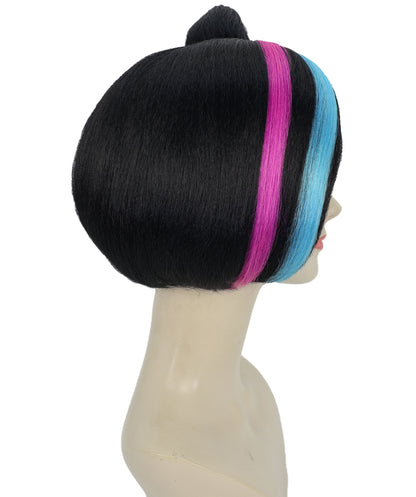 Wigs2you H-7269 レディース レインボー マルチカラー ウィッグ 10.5インチ ショート カラフル パーティーウィッグ キャップレス風 軽やか コスプレ ハロウィン イベント