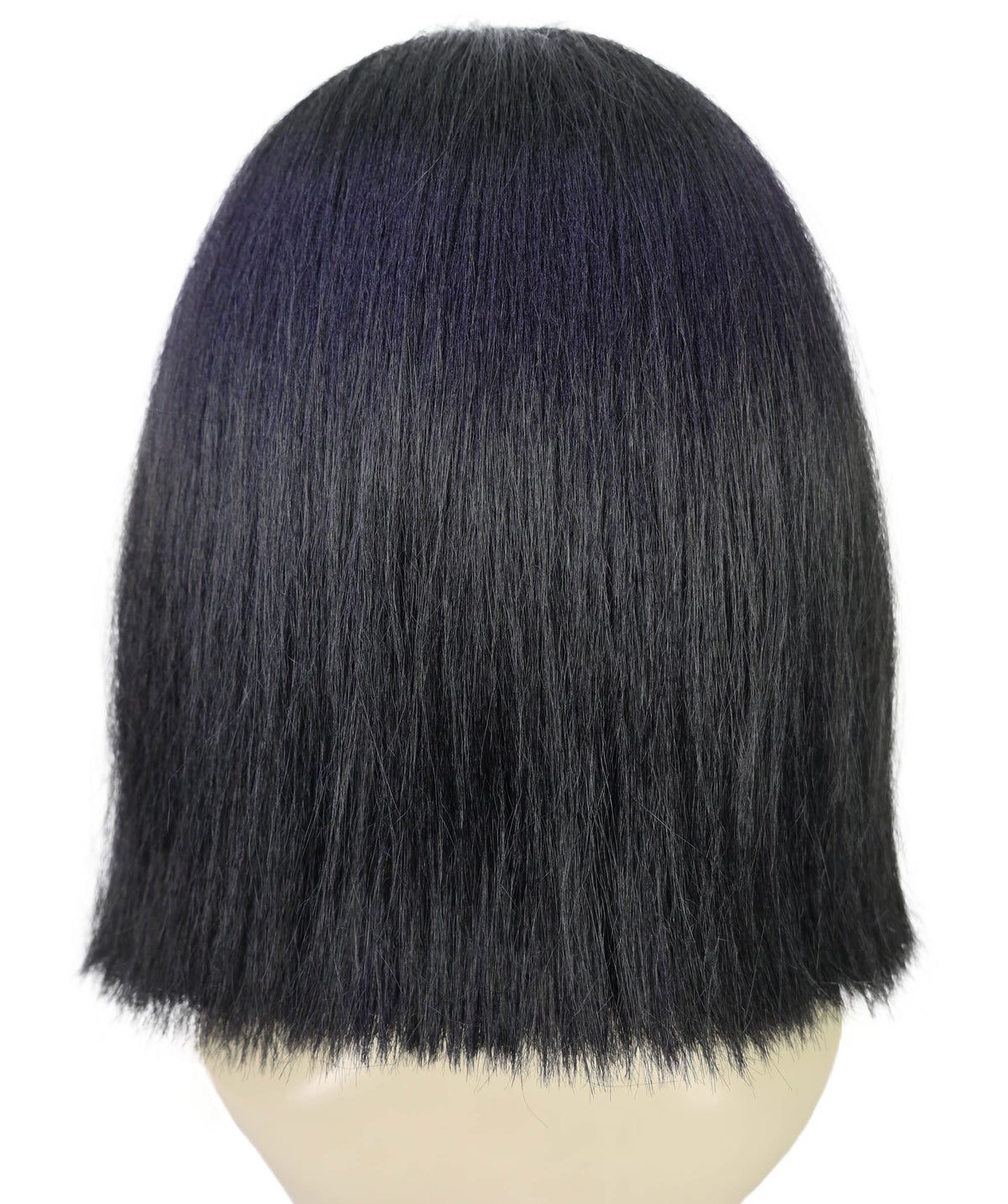 Wigs2you H-7270 レディース ブラック×グリーン ミックス ウィッグ 12インチ ショート ストレート カラフル フルウィッグ キャップレス パーティー コスプレ ハロウィン