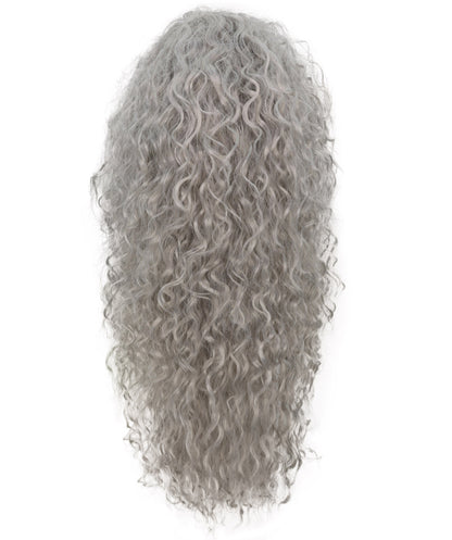 Wigs2you H-7271 レディース シルバーグレー ウィッグ 27インチ ロング カール マーメイド風 ファンタジー フルウィッグ コスプレ ハロウィン 仮装 パーティー