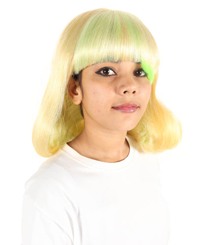 Wigs2you H-7276 レディース ミディアム ウェーブ ボブ ウィッグ 12インチ マルチカラー 切りっぱなし ストレート カット フルウィッグ コスプレ パーティー 撮影 仮装