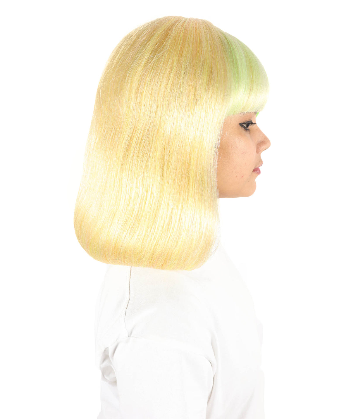 Wigs2you H-7276 レディース ミディアム ウェーブ ボブ ウィッグ 12インチ マルチカラー 切りっぱなし ストレート カット フルウィッグ コスプレ パーティー 撮影 仮装